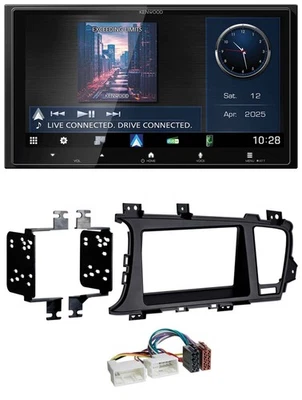 Kenwood Bluetooth 2DIN USB DAB MP3 Autoradio für Kia Optima (ab 2012) - Bild 1 von 4
