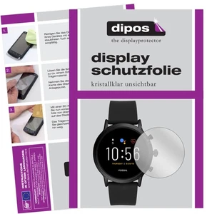 2x Displayschutzfolie für Fossil The Carlyle HR (5. Gen.) Schutzkristall - Bild 1 von 4