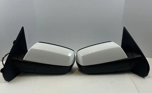 Nice! 2014-2018 Silverado Sierra Left Right Door Mirror White WA8624 Set Pair - Picture 1 of 14