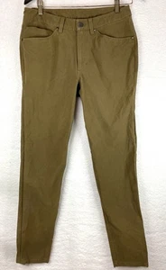 Lululemon Pants Mens 30x31 Brown Classic Fit ABC 5 Pkt Utilitech LM5ABNS Chino - Picture 1 of 12