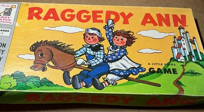 Milton Bradley Vintage Board Game Raggedy Ann 1956 Complete - Image 1 of 4