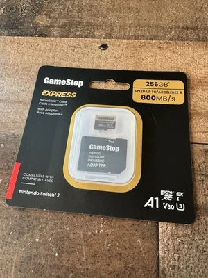 Express Microsdxc Card with Adapter 256 Gb SD Card 800 MB/s Brand New Sealed - Image 1 of 3