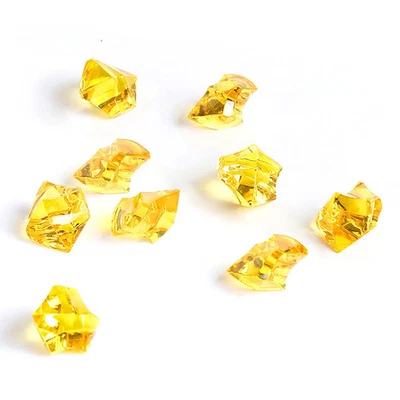 100/200件装水晶透明假碎冰石派对婚礼装饰 — 第 1/4 张图片