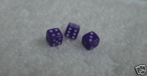 (3) MINI 3/16" JUEGO DE DADOS CUADRADOS PÚRPURA - Imagen 1 de 1