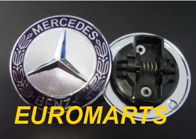 Genuine Mercedes Benz Star logo hood EMBLEM BADGE 57mm W210 W211 W124 W208 W202 - Image 1 of 1