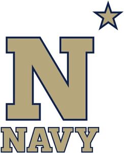 Navy Midshipmen Logo - Die Cut Laminated Vinyl Sticker/Decal