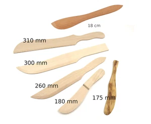 Holzmesser Messer Holz Buttermesser Schmalzmesser Spätzlemesser Teigmesser - Bild 1 von 15