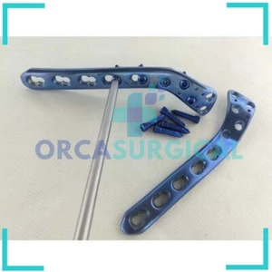 Proximal Lateral Tibial LCP 4,5/5,0mm Platten L/R 5-11H & Schrauben 79 Stück Set - Bild 1 von 4