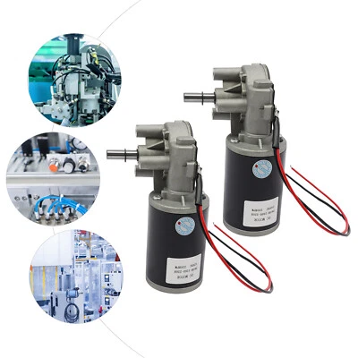 60W 12V/24V DC-Getriebemotor Elektrischer Getriebemotor Gleichstrommotor 220RPM - Bild 1 von 4