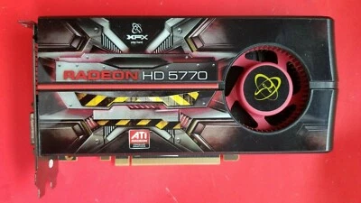 XFX RADEON HD 5770 1GB Video Graphics Card HD-577A-ZN, SOLD AS IS - Image 1 of 4