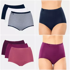 Sloggi Basic+ Maxi Briefs Knickers 3 Pack 10189217 95% Cotton RRP £37.00 - Picture 1 of 13