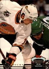 1992-93 Stadium Club Canucks Hockey Card #457 Petr Nedved