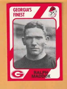 Ralph Maddox Georgia Bulldogs 1989 card #16 Douglas GA 2H - Picture 1 of 2