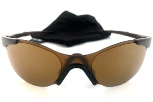 RARE OAKLEY ZERO 0.4 SQUARED SUNGLASSES Glitter Gulch w/ Gold Iridium Lenses - Picture 1 of 5