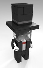 Constructibles® CubeVille Invisible Man - Halloween LEGO® Parts & Instructions