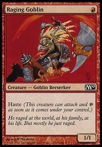 *MRM* FR/VF 4x Gobelin enrag� (Raging Goblin) MTG Magic M10+ - Picture 1 of 1