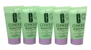 8 Clinique All About Clean Liquid Facial Soap Mild 1oz Each Travel Size Unboxed - Picture 1 of 1