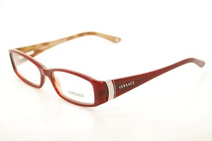 Authentic Versace Glasses 3091-B 141 Red/Brown 53mm Frames Eyeglasses RX - Picture 1 of 11