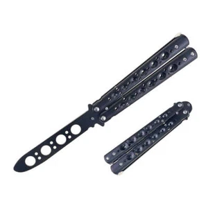 8.5″ Stainless Steel Butterfly Trainer – Black - Picture 1 of 1