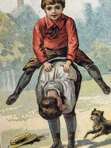 C P McLean Co Family Groceries 3x5 Victorian Trade Card - Picture 1 of 3