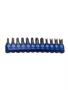 Kobalt Screwdriver Bit Set 12 Pieces Y And U 1/4 Inch Hex Drive - Picture 1 of 2