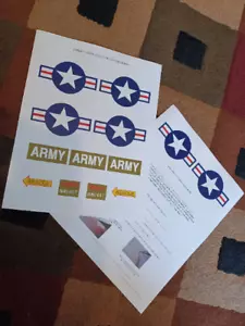Irwin Army Helicopter Reproduction Stickers - Picture 1 of 2