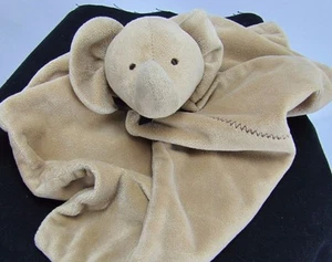Carter's Precious Firsts Lovey Security Blanket Lovie Elephant Rattle Brown Baby - Picture 1 of 5