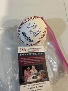 NATE BARGATZE SIGNED AUTOGRAPH ROMLB BASEBALL JSA COA COMEDIAN BALL COMEDY - Picture 1 of 5