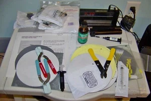 Misc. Lot of Siecor Fiber optic Splice Tools + Electro-lite SL-100 UV Curing * - Picture 1 of 12
