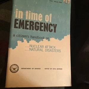 Manual Ciudadanos 1968 Oficina de Defensa Civil de Desastres Nucleares y Naturales De Colección - Imagen 1 de 1