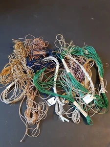 Christopher embroidery Metallic Thread Needlepoint New & PARTIAL Lot - Picture 1 of 3