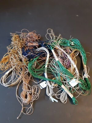 Christopher embroidery Metallic Thread Needlepoint New & PARTIAL Lot - Image 1 of 3