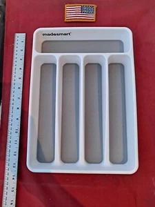 Madesmart Mini Silverware Tray, White #29917, EUC, Nice - See Pics - Picture 1 of 6