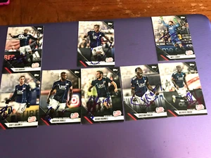New England Revolution 2019 TOPPS PARTIALLY SIGNED TEAM SET cards Current Roster - Picture 1 of 2