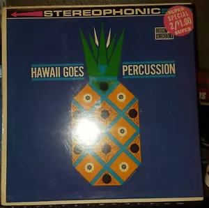 HAWAII GOES PERCUSSION LP SEALED/MINT/MINT CORONET STEREO CXS 162 FAST USA SHIP - Picture 1 of 1