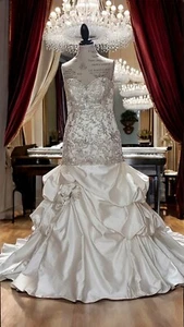 Wedding Dress Size USA Size 14 - Picture 1 of 22