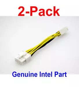 ATX 4 Pin Male to 8 Pin Female EPS CPU Power Converter Cable Lead Adapter 12V - Picture 1 of 4