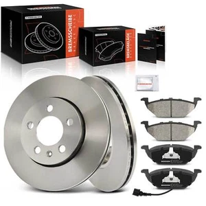 Brake Discs & Brake Pads Front 256MM for Skoda Fabia I II Octavia I Roomster 5J - Picture 1 of 10