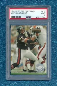 1991 Pro Set Platinum #163 Jay Hilgenberg PSA 9 como nuevo Pop 1 Oso - Imagen 1 de 1