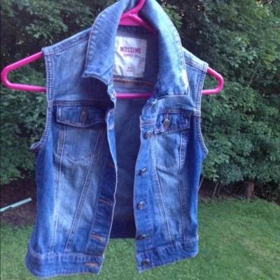 Ombre Denim Blue Vest Size Jrs XS - Image 1 of 3