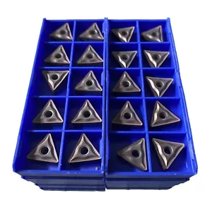100 piezas insertos de torneado de carburo TNMG160408-EF TNMG332EF TNMG332 para MTJNR WTJNR - Imagen 1 de 7
