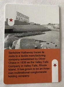 Tarjeta de juego de coleccionista Berkshire Hathaway Conglomerate Holding Company - Imagen 1 de 1