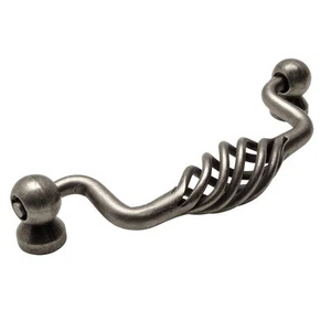 Cosmas Cabinet Hardware Weathered Nickel Birdcage Handle Pulls #9993-96WN - Picture 1 of 1