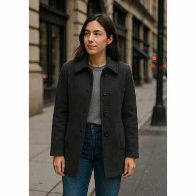 Abrigo para mujer Calvin Klein lana cachemir chaquetón S clásico neutro dinero antiguo  Foto 1 de 4