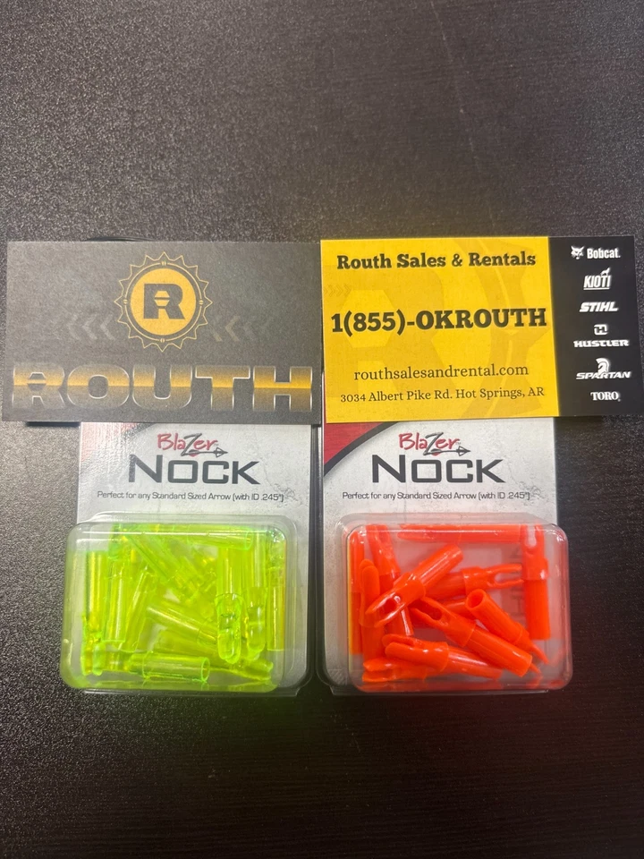 Blazer Bohning Doble Bloqueo Levas - Paquete de 12 - Naranja Neón o Verde Slime Foto 1 de 1