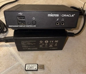 DT Research Micros Oracle DT166CR Restaurant Display Controller w/ Power Supply - Picture 1 of 3