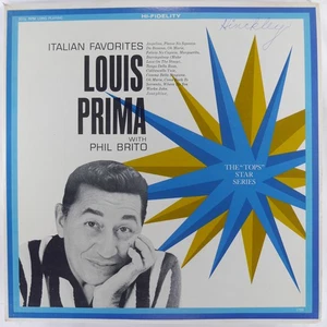 LOUIS PRIMA PHIL BRITO Italian Favorites TOPS L1759 VG+ Big Band LP Jazz - Picture 1 of 6
