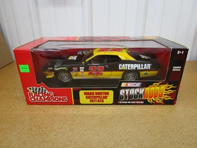 1971 Plymouth GTX 1/18 RACING CHAMPIONS STOCK RODS Ward Burton Cat diecast Z - Image 1 of 4