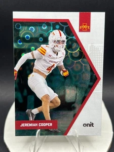 2025 ONIT IOWA STATE CYCLONES TEAL DOT PARALLEL JEREMIAH COOPER CARD #P-5 -821 - Afbeelding 1 van 2