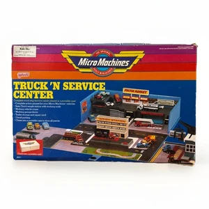 Micro Machines Truck N Service Center Fold Out Playset Galoob Vintage 1990 - Picture 1 of 15